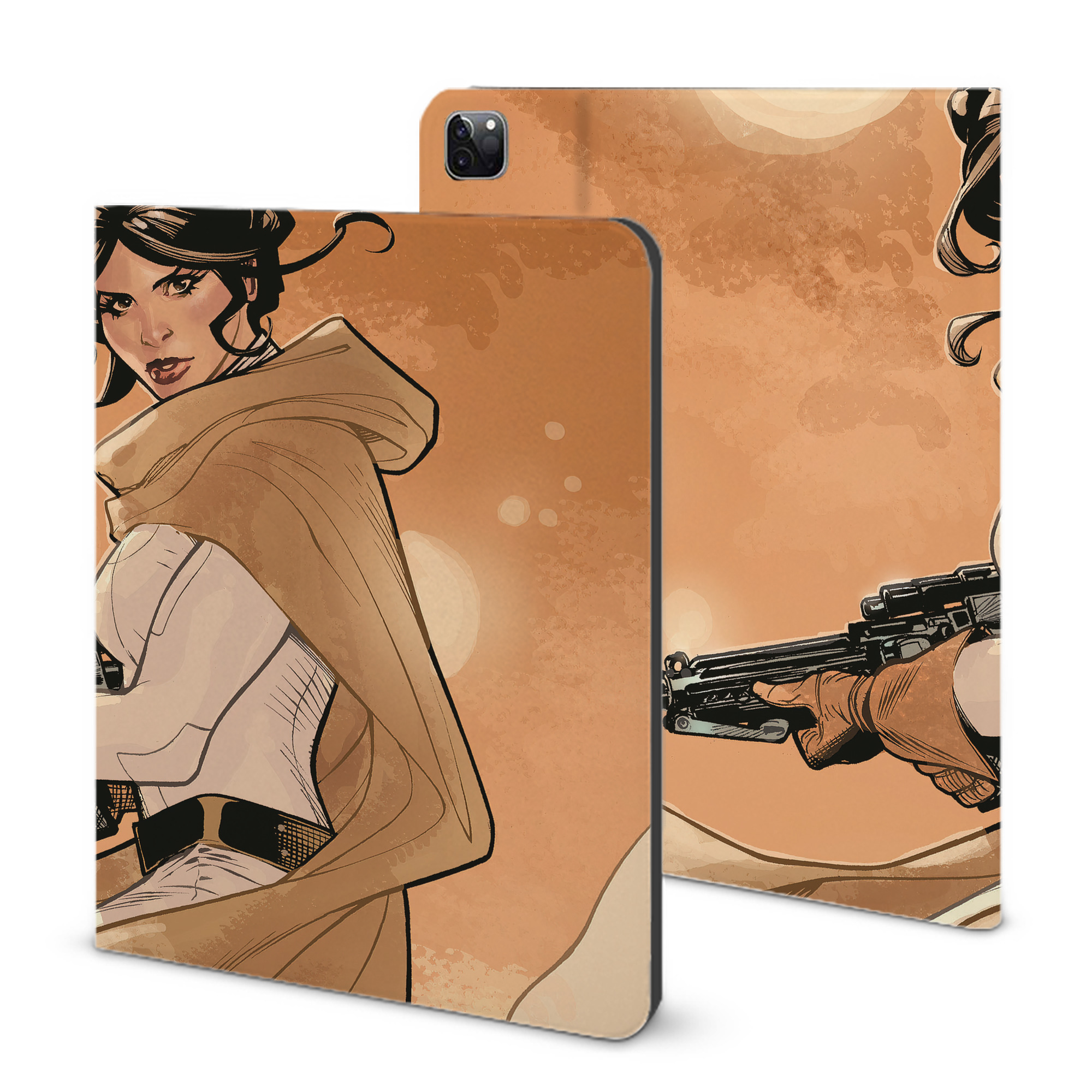 （画像用） スター・ウォーズ Star Wars IPad ケース ブック型 PUレザー TPU 耐衝撃 軽量 薄型 ペン収納なし 全面保護 IPad 各モデル対応